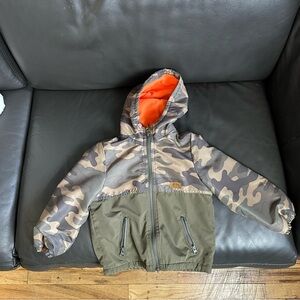 Toddler Carter's Classic Orange Fleece Jacket size 4T